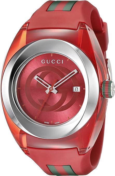 gucci sync xxl red|Gucci Sync XXL Unisex Watch YA137103 .